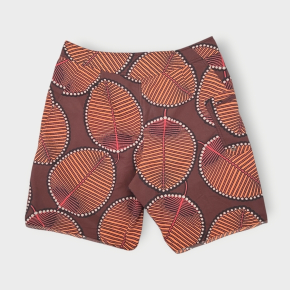 Men's Patagonia Leaves Print Embroidered Spellout All Over Print Swimtrunks 33 - Picture 6 of 8